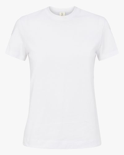 Drew T-Shirt in White - NinetyPercent - Modalova