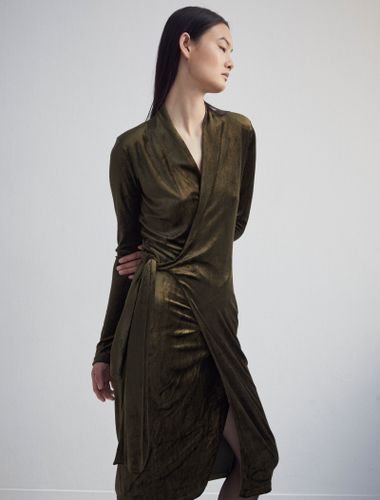 Uira Dress in Moss - NinetyPercent - Modalova