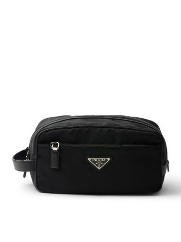 TRAVEL POUCH IN RE-NYLON AND SAFFIANO - Man - Prada - Modalova