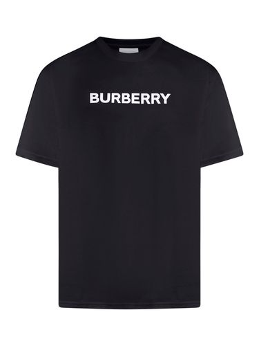 Oversized cotton T-shirt with logo - - Man - Burberry - Modalova