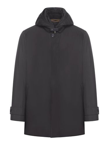 Double-layer hooded coat - Man - Moorer - Modalova