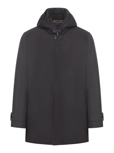 Double-layer hooded coat - Man - Moorer - Modalova