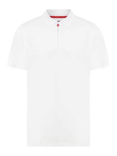 Cotton polo shirt with zip - - Man - Kiton - Modalova