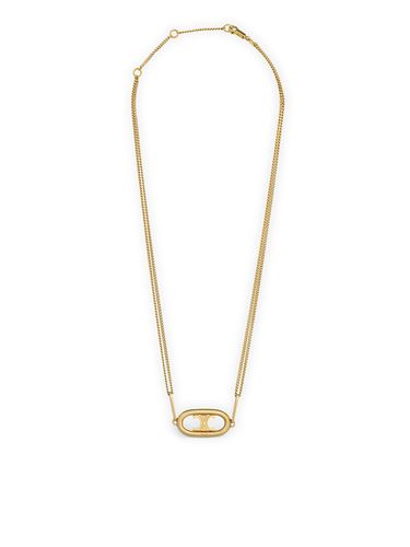 TRIOMPHE NECKLACE IN BRASS WITH A GOLD FINISH - - Woman - Celine - Modalova