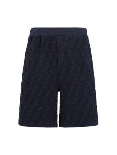 Blue FF terry shorts - Fendi - Man - Fendi - Modalova