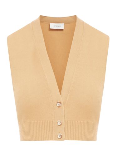 Cropped vest in stretch viscose - Woman - Sportmax - Modalova