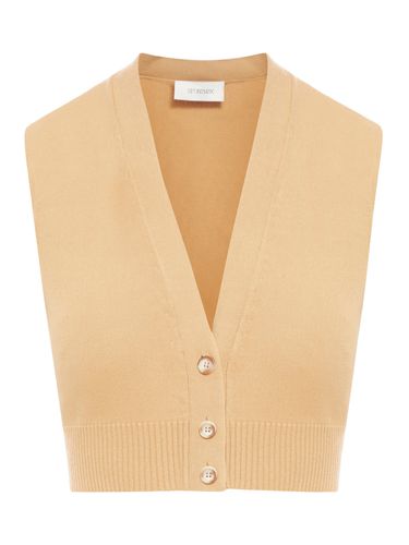 Cropped vest in stretch viscose - - Woman - Sportmax - Modalova