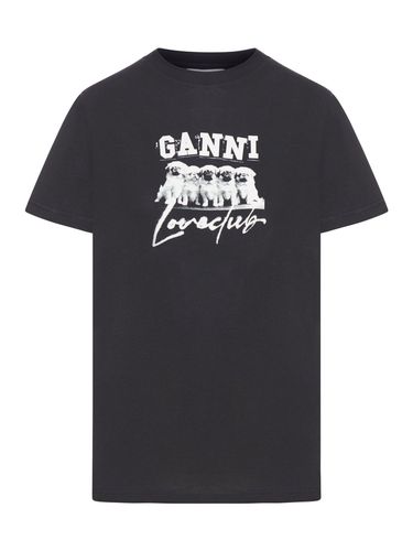 Jersey t-shirt - Ganni - Woman - Ganni - Modalova