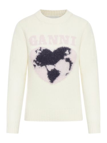 Wool blend sweater - Ganni - Woman - Ganni - Modalova