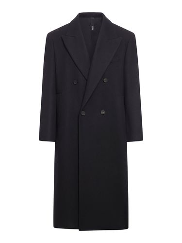 DOUBLE BREASTED WOOL COAT - Man - Hevo - Modalova