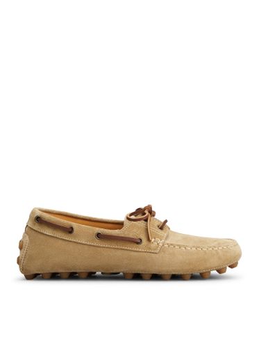 GOMMINO SUEDE BOAT LOAFERS - Man - Tod`s - Modalova