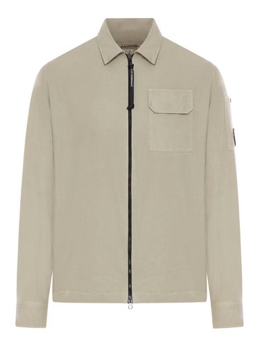 GABARDINE OVERSHIRT WITH ZIP - Man - Cp Company - Modalova