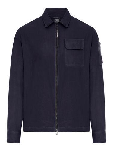 GABARDINE OVERSHIRT WITH ZIP - Man - Cp Company - Modalova