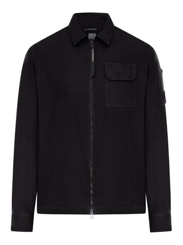 GABARDINE OVERSHIRT WITH ZIP - Man - Cp Company - Modalova