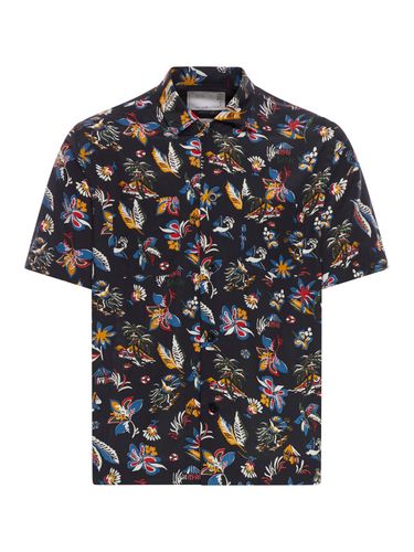 CAR RACE TROPICAL SHIRT IN RAYON AND COTTON - Man - Sacai - Modalova