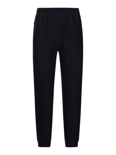 SPORTS PANTS IN PERFORATED FABRIC - Man - Giorgio Armani - Modalova