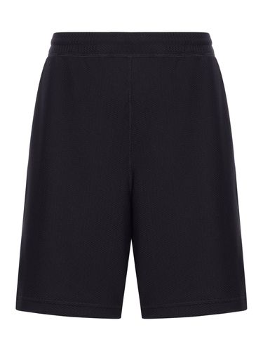 SPORTS BERMUDA SHORTS IN PERFORATED FABRIC - Man - Giorgio Armani - Modalova