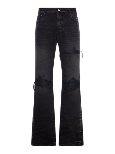 LEATHER STRAIGHT MX1 JEANS - Man - Amiri - Modalova