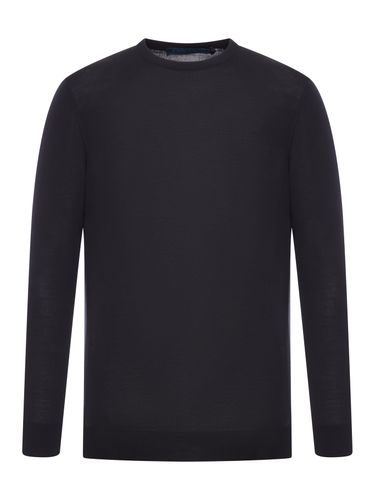 CREWNECK SWEATER IN 14 MICRON WOOL - Man - Kiton - Modalova