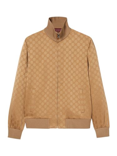 GG JACQUARD ZIPPED JACKET - Woman - Gucci - Modalova