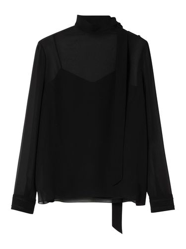 SILK GEORGETTE TOP - Gucci - Woman - Gucci - Modalova