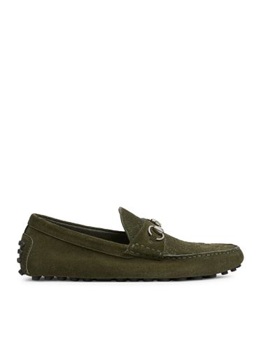 MEN`S DRIVER MOCCASIN WITH CLAMP - Man - Gucci - Modalova