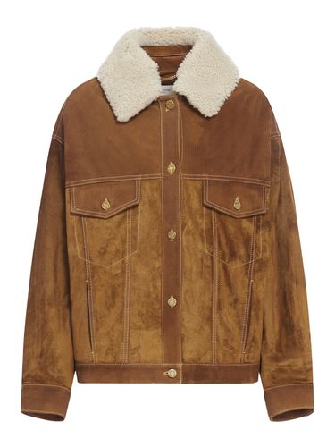 Suede jacket - Woman - Golden Goose Deluxe Brand - Modalova