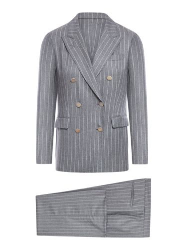 DOUBLE BREASTED WOOL SUIT - Woman - Tagliatore - Modalova