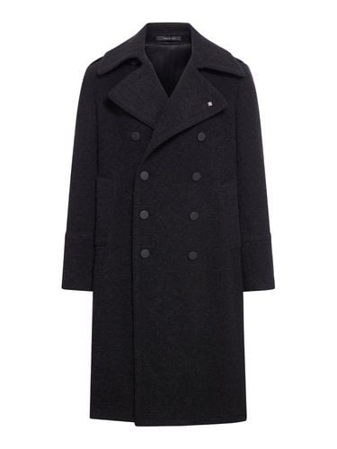 DOUBLE BREASTED WOOL AND CASHMERE COAT - Man - Tagliatore - Modalova