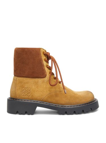 Sierra military ankle boots in suede - Man - Loewe - Modalova