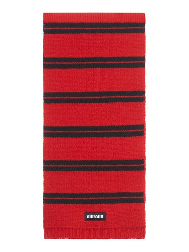 Cashmere scarf - Miu Miu - Woman - Miu Miu - Modalova