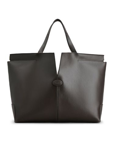 Di Bag Folio in Leather Medium - Woman - Tod`s - Modalova