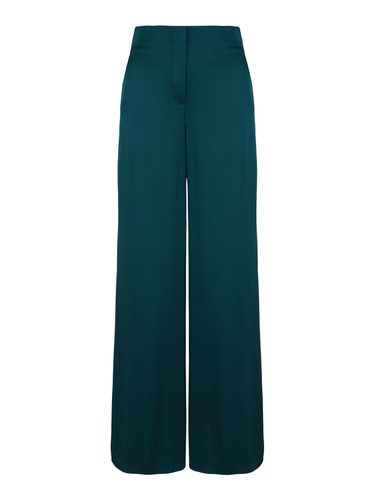 Wide-leg silk trousers - - Woman - Giorgio Armani - Modalova