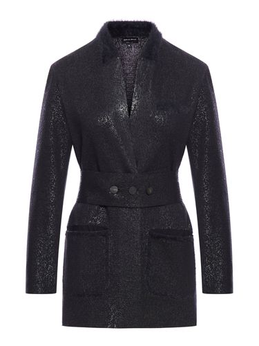 CASHMERE WOOL JACKET - Woman - Giorgio Armani - Modalova