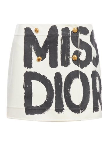 Mini skirt with print - Woman - Christian Dior - Modalova