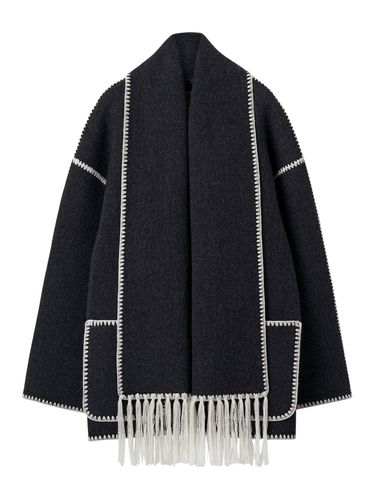 WOOL JACKET WITH SCARF - Woman - Toteme - Modalova