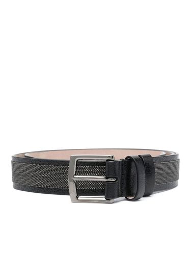 Leather belt - Woman - Brunello Cucinelli - Modalova