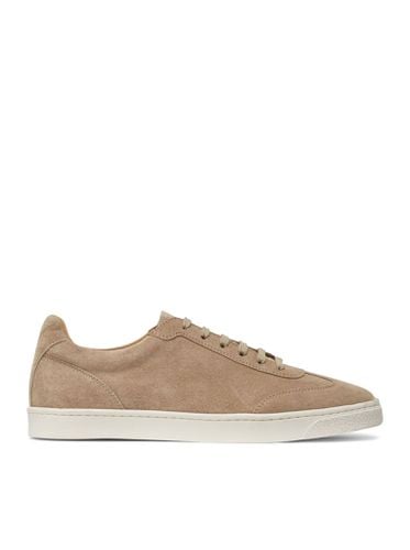 Leather trainers - Man - Brunello Cucinelli - Modalova