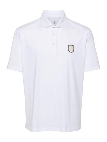 Logo-patch polo shirt - Man - Brunello Cucinelli - Modalova