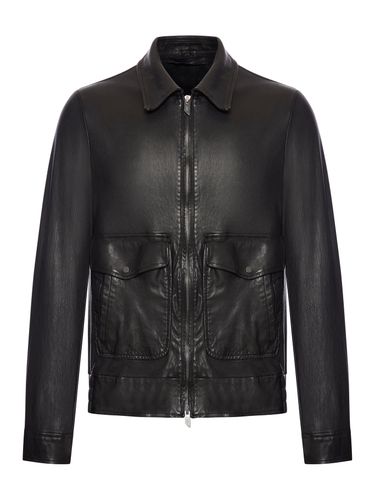 SMOOTH LEATHER JACKET - Man - Salvatore Santoro - Modalova