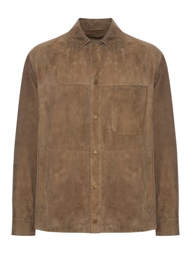 SUEDE OVERSHIRT - Man - Salvatore Santoro - Modalova