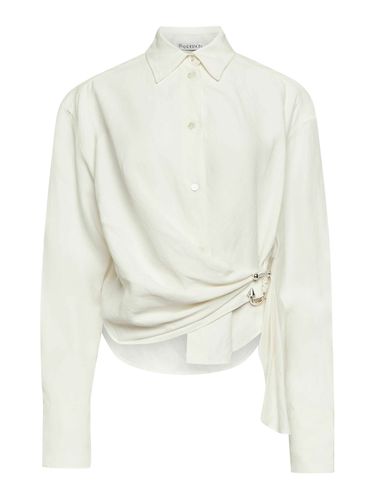 DRAPED SHIRT WITH TWISTED DESIGN - Woman - J.w.anderson - Modalova