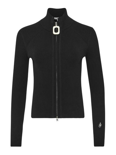 FITTED CARDIGAN WITH ZIP - Woman - J.w.anderson - Modalova