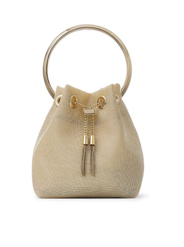 METALLIC EFFECT MESH BAG - Woman - Jimmy Choo - Modalova