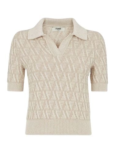 WOOL AND CASHMERE POLO FF - Woman - Fendi - Modalova