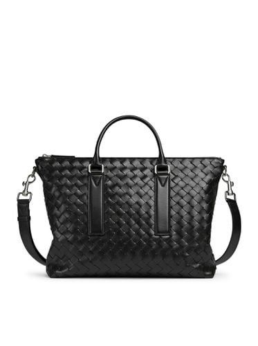 SOFT BRAIDED BUSINESS BAG - Man - Bottega Veneta - Modalova