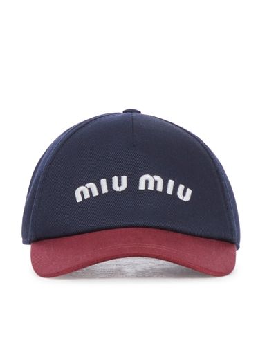 DRILL BASEBALL CAP - Woman - Miu Miu - Modalova