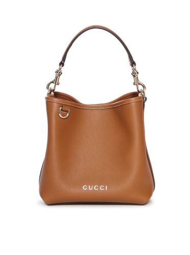 MINI GG EMBLEM BUCKET BAG - Woman - Gucci - Modalova