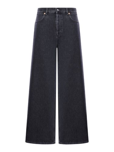 WIDE LEG DENIM PANT - Gucci - Woman - Gucci - Modalova