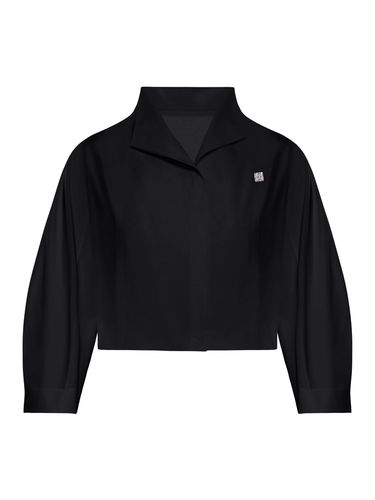 CROP SHIRT IN TECHNICAL FABRIC - Woman - Givenchy - Modalova